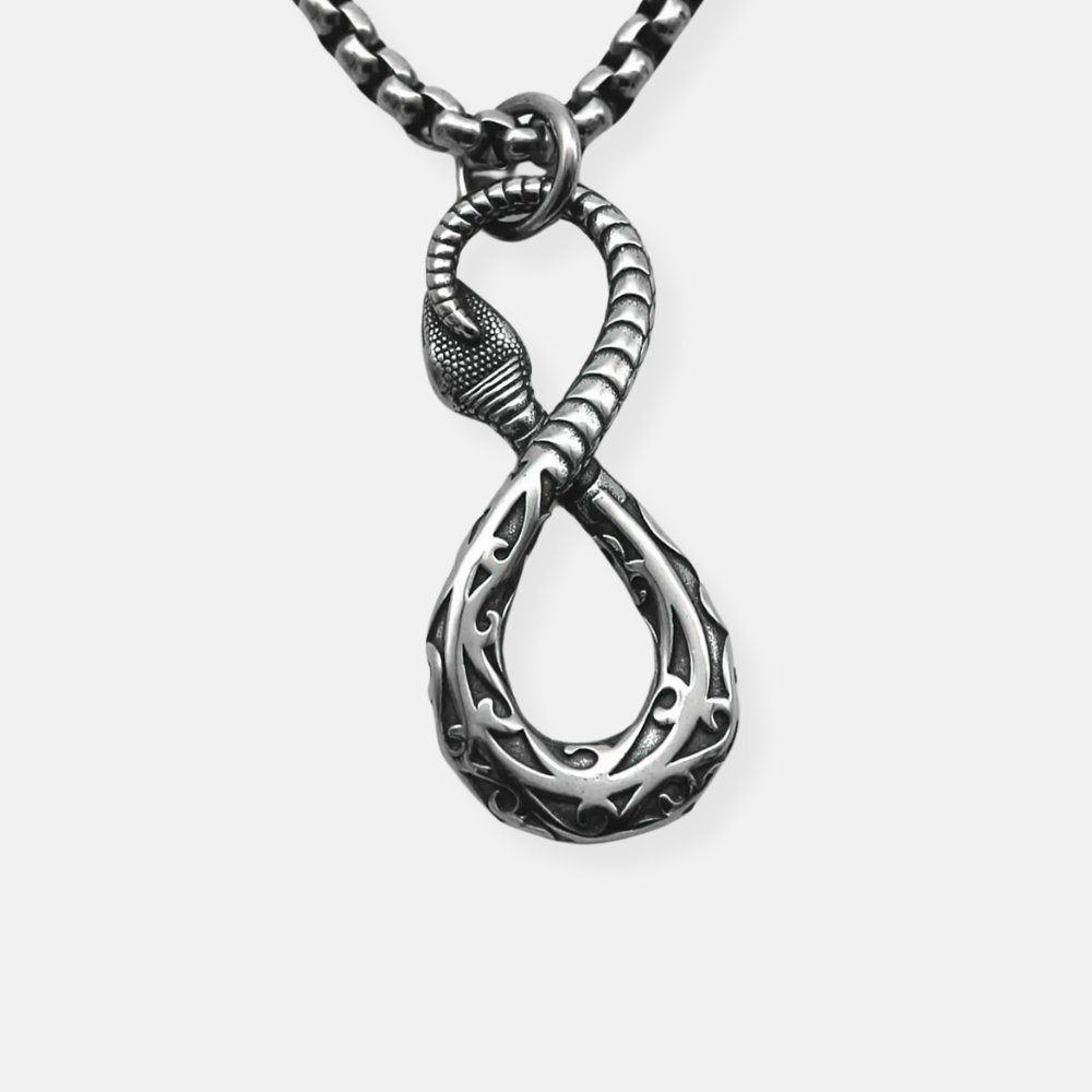 Infinity Serpent Necklace