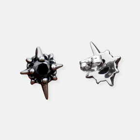 Midnight Starburst Stud Earrings