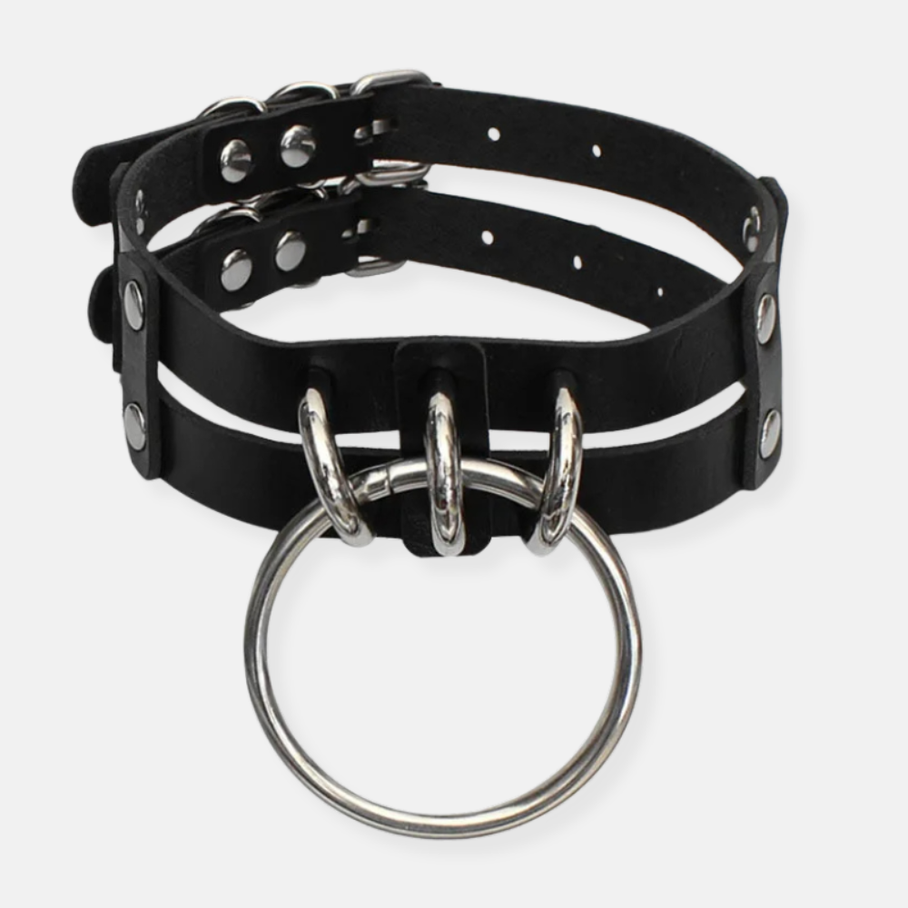 Triple Ring Choker