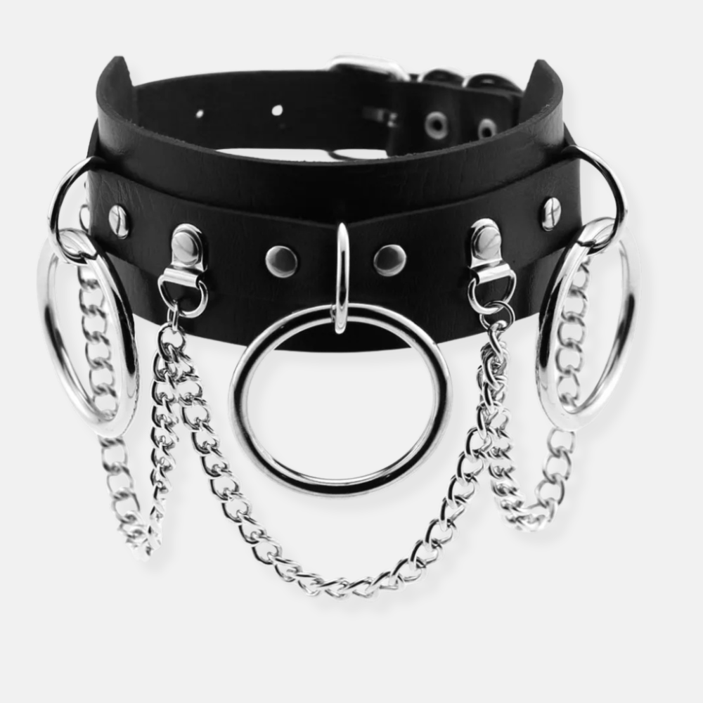 Chain Cascade O-Ring Choker