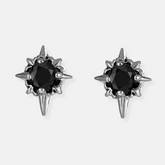 Midnight Starburst Stud Earrings